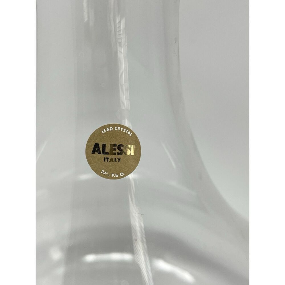 Alessi Crystal Wine Decanter 8.25” MAMI XL Designed By Stefano GIOVANNONI 2013 - Picture 3 of 6